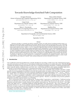 Towards Knowledge-Enriched Path Computation