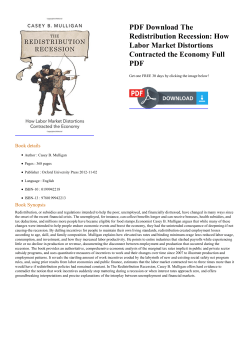 PDF The Redistribution Recession: How