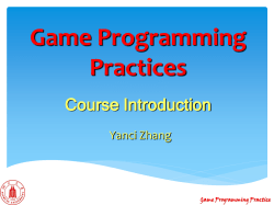 Game Programming Practice