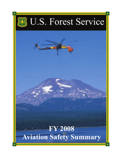 FY 2008 Aviation Safety Summary
