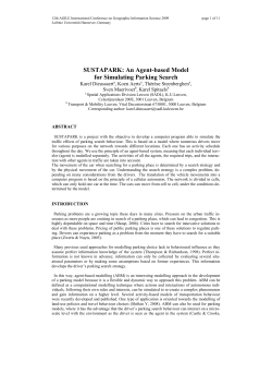 SUSTAPARK: An Agent-based Model for Simulating Parking Search