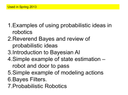 CS 547: Sensing and Planning in Robotics