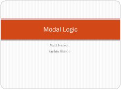 Modal Logic - Rose