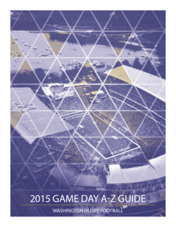 2015 game day az guide