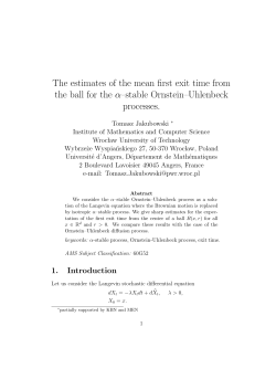 The estimates of the mean first exit time from the ball for the &alpha;&ndash;stable