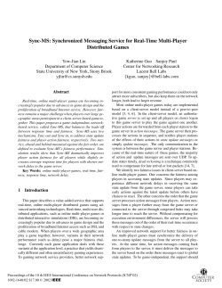 Sync-MS: synchronized messaging service for real-time multi