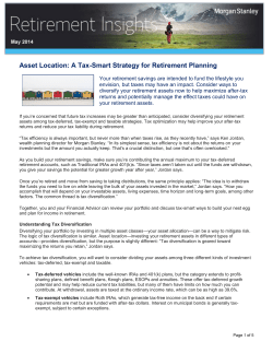 Asset Location: A Tax-Smart Strategy for Retirement Planning