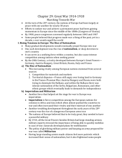 Ch. 29 World War I
