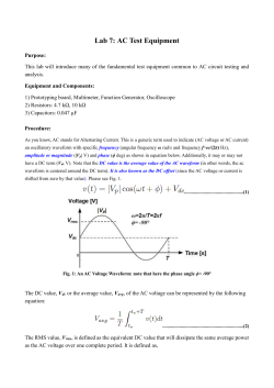 Lab 3: Equivalent Resistance