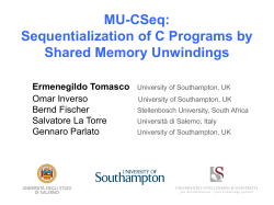 cseq-mu - University of Southampton