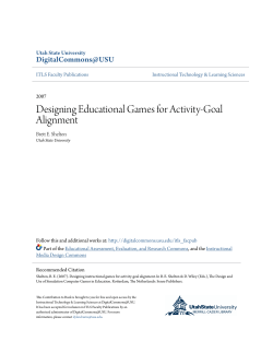 Designing Educational Games for Activity