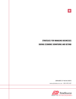 strategies for managing businesses during economic