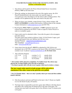 Journal Pioneer -  The last round robin