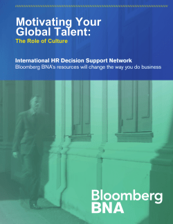 Motivating Your Global Talent - Career Development Roundtable