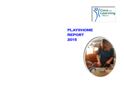 CALA`s latest Play@Home report (2015)