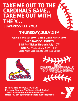 take me out to the cardinals game... take me out with the y