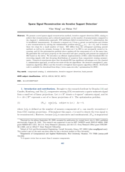 Sparse Signal Reconstruction via Iterative Support Detection