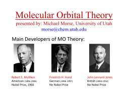 Molecular Orbital Theory