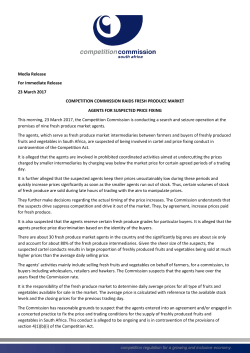 Media Release For Immediate Release 23 March 2017