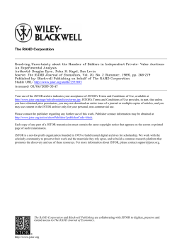 The RAND Corporation