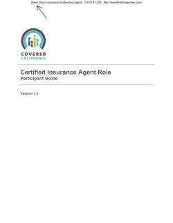 Covered California Agent Role