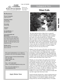 Mimi Falls - Explore Gold Country