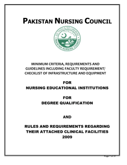DegreecNURSING EDUCATIONAL INSTITUTIONS