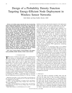 Design of a Probability Density Function Targeting Energy