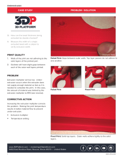 case study print quality problem corrective action problem | solution