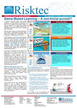 Game-Based Learning – A non-trivial pursuit?