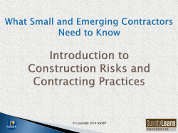The Construction Contract