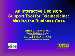 Making the Business Case - George Mason University