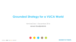 Grounded Strategy for a VUCA World