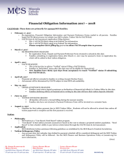 MCS Financial Obligation Information