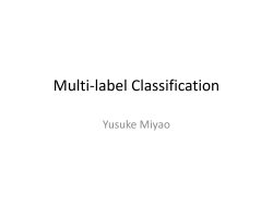 Multi-label CRF