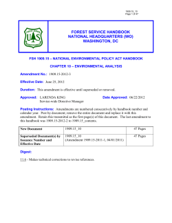 Chapter 10 &ndash; environmental analysis