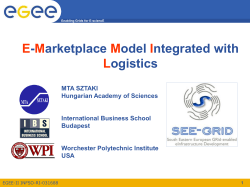 Overview of e-Infrastructure
