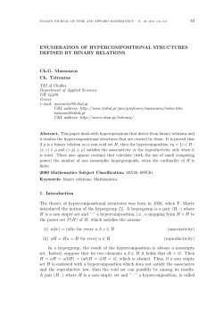 Enumeration of hypercompositional structures defined by binary