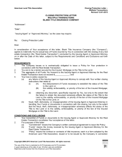 6. The Company`s liability for loss under this letter shall not exceed