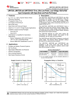 LMV7235/39 - Texas Instruments