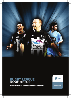 laws of Rugby League - Rugby