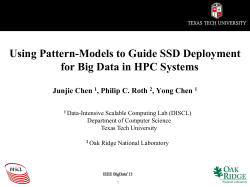 Pattern-Model Guided Deployment Approach - discl ttu