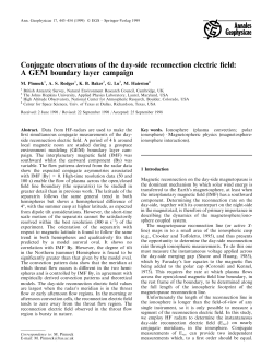Conjugate observations of the day-side reconnection electric field: A