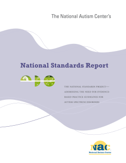 (2009) National Standards Report