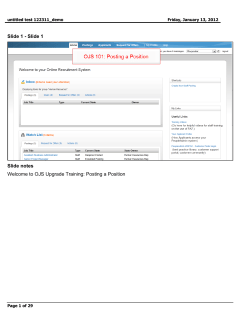 OJS Manual: Posting a Position
