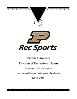 Purdue University Division of Recreational Sports