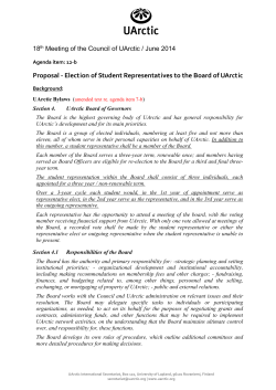 Board Student Representative