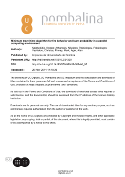 Minimum travel time algorithm for fire behavior and burn