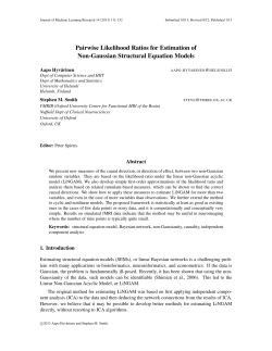 Pairwise Likelihood Ratios for Estimation of Non