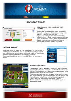 HOW TO PLAY ONLINE? - UEFA EURO 2016&trade; Adrenalyn XL